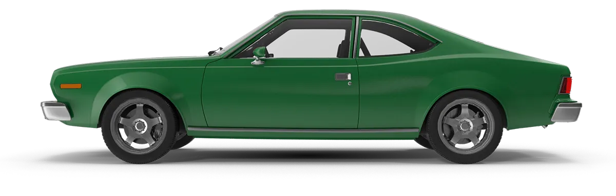 Green Vintage Car